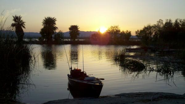 Five Mile Landing Sunset. 

End of a great day