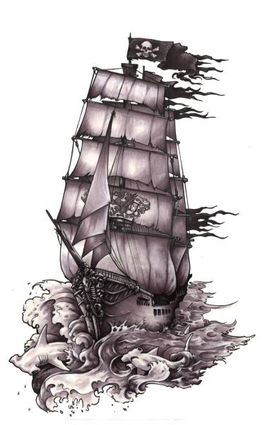 Pirate Ship by RedQueen2112