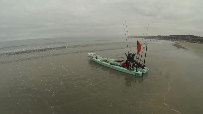 SOLO SKIFF 1st SURF LAUNCH at La Jolla 7 24 2020 Moment(4)