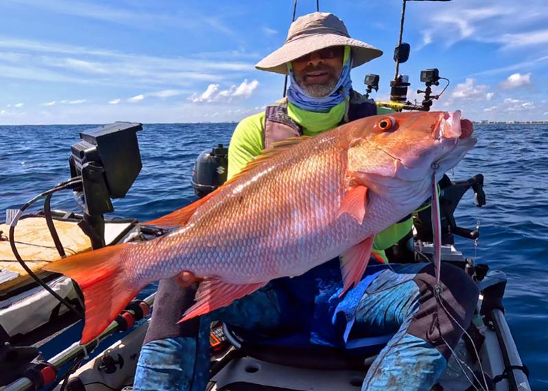 Mutton Snapper on a speed jig