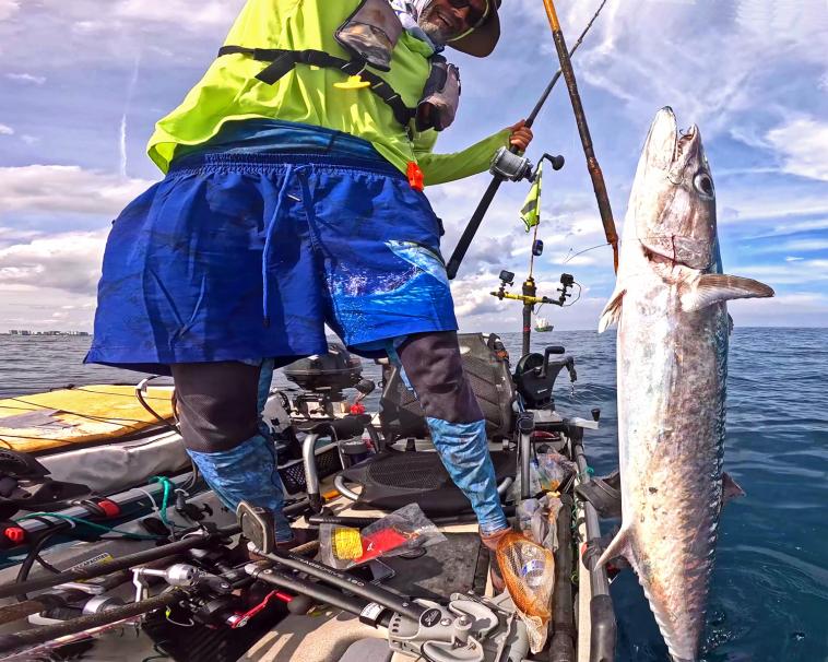 Gaffing a King Mackerel