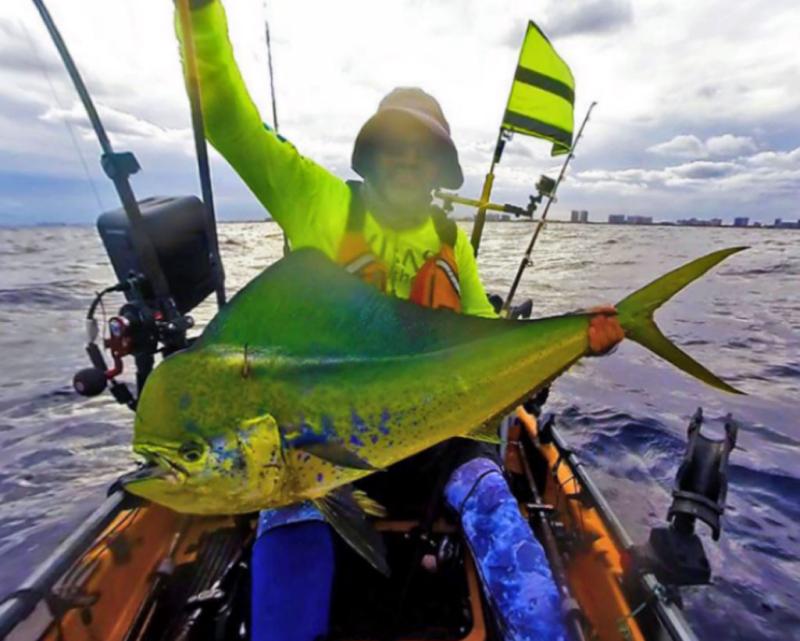 Bull Mahi taken  on a Goggle-Eye.