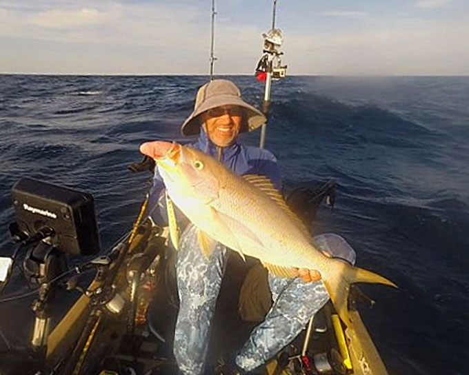 Yellowtail Snapper on a speed jig